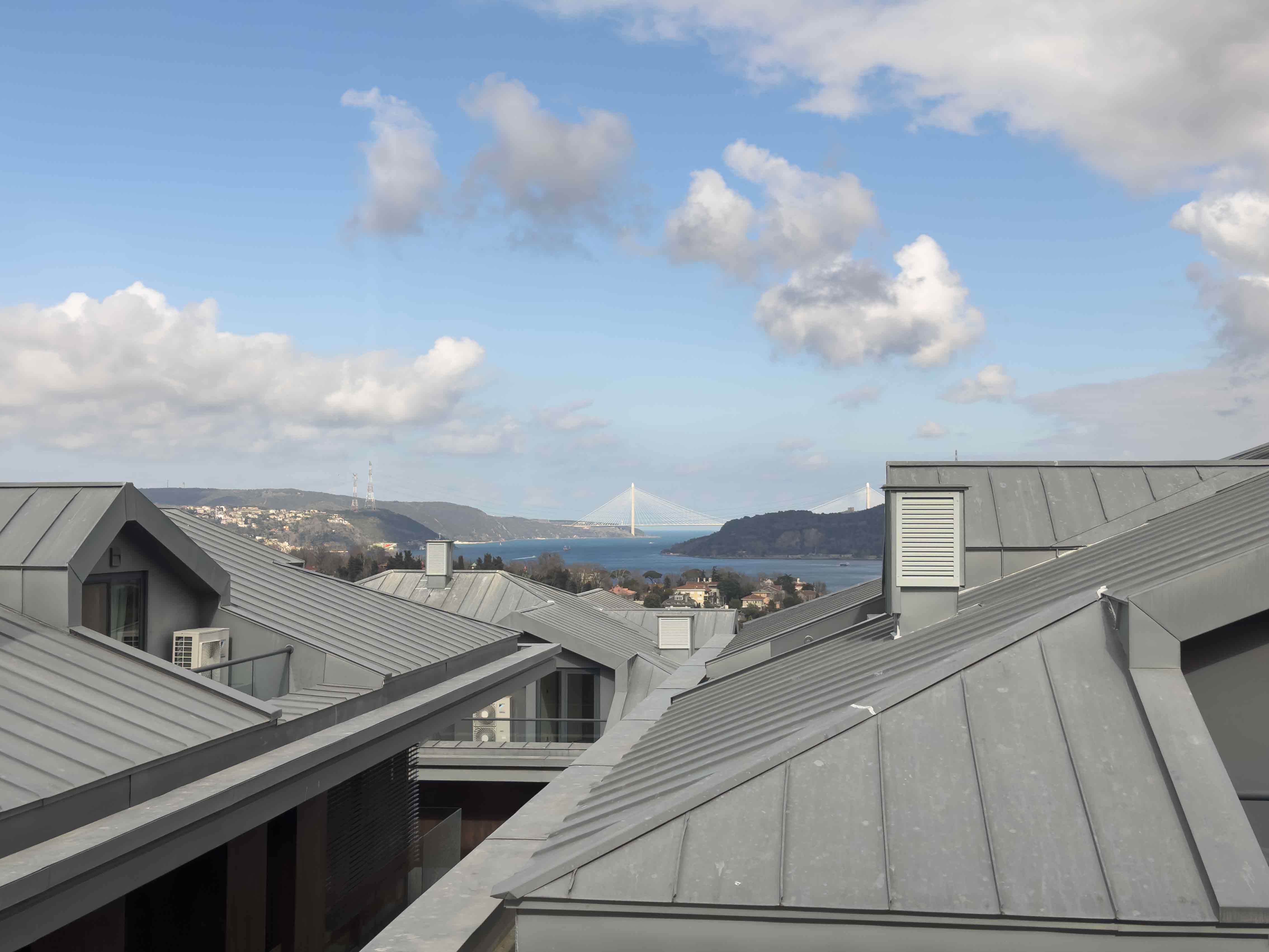 Tarabya Therra Park'ta Boğaz Manzaralı Satılık Çatı Dubleksi