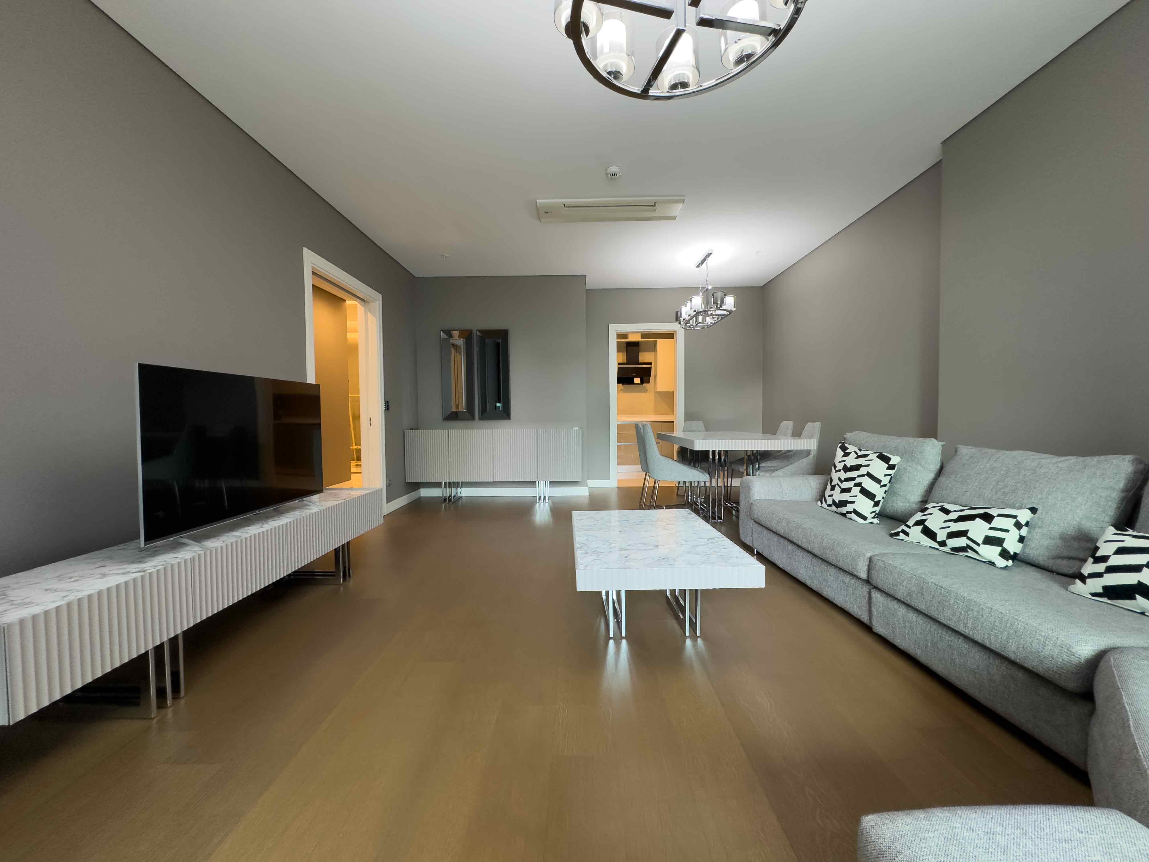 Vadistanbul Park'ta Modern Eşyalı Kiralık 2+1 Site İçi Peyzaj Manzaralı Daire